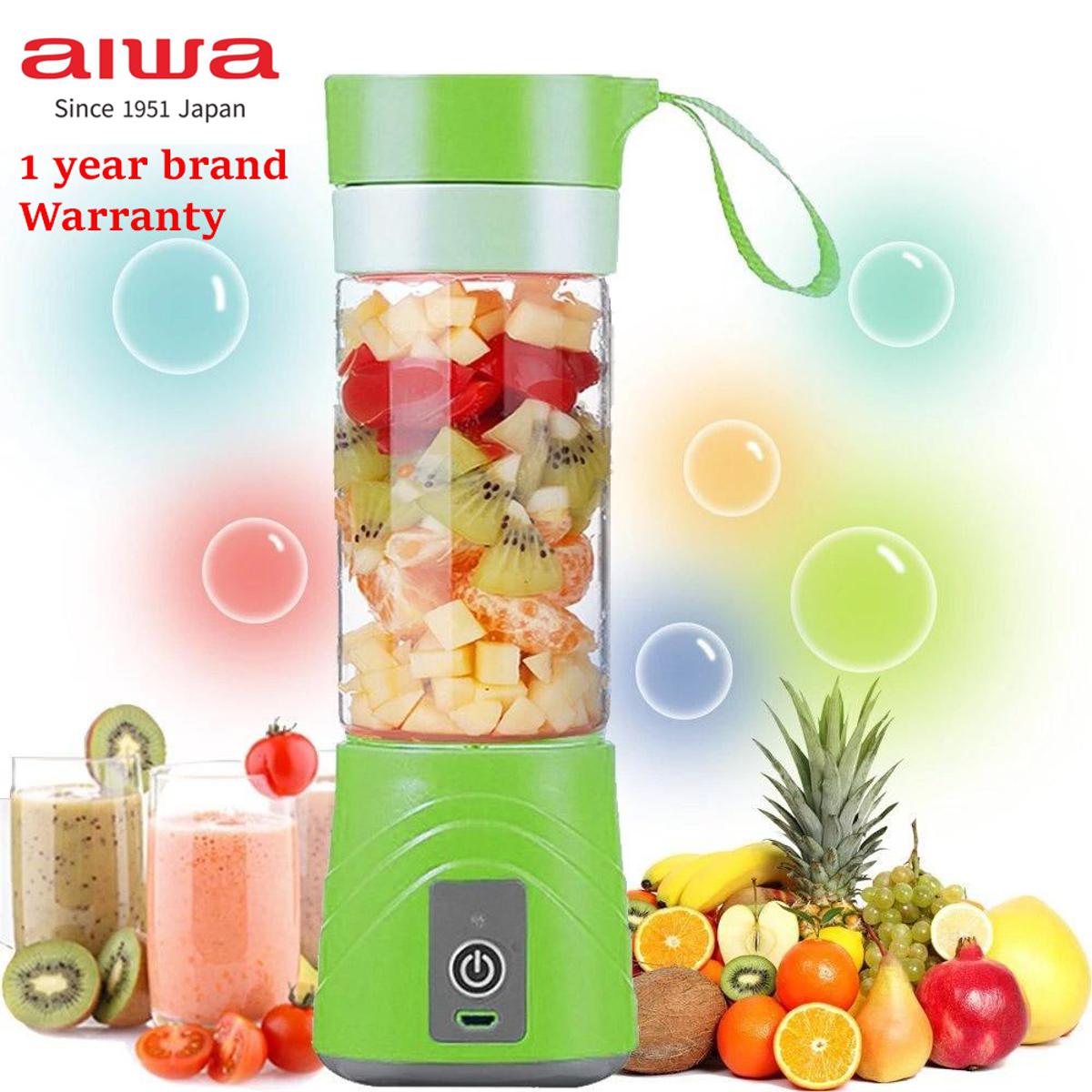 Electric Blender Mini Portable Juicer 380ml Usb Rechargeable